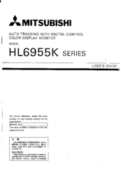 Mitsubishi HL6955K Series User Manual