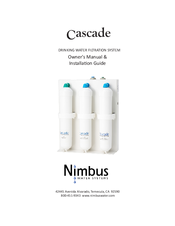 Nimbus Water Systems Cascade Owner's Manual & Installation Manual