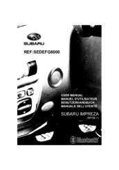 Subaru Impreza SEDEFG6000 User Manual