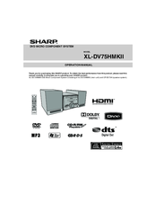 Sharp XL-DV75HMKII Operation Manual