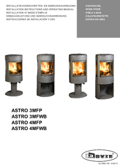 Dovre ASTRO 3MFP Installation Instructions And Operating Manual