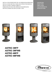 Dovre ASTRO 4MFWB Installation Instructions And Operating Manual