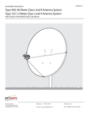 Skyware Type 960 .96 Meter Class I and II Antenna System Assembly Instructions Manual
