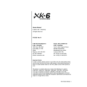 E-Mu XK6Xtreme Keys Owner's Manual