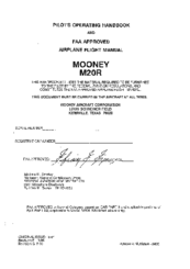 Mooney M20R - Ovation Pilot Operating Handbook