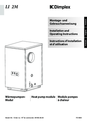 Dimplex LI 2M Operating Instructions Manual