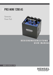 Hensel Pro MINI 1200 AS User Manual