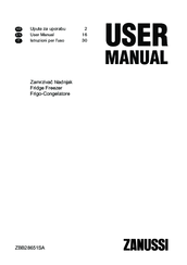 Zanussi ZBB28651SA User Manual