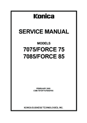 Konica Minolta 7085/FORCE 85 Service Manual