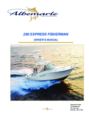Albemarle 290 EXPRESS FISHERMAN Owner's Manual