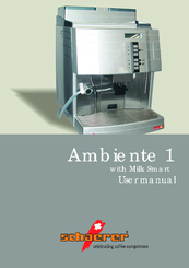 Schaerer Ambiente 1 User Manual