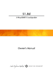 Induction Dynamics S 1.8d Owner's Manual