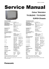Panasonic TX-28LD4C Service Manual