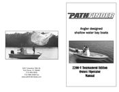 pathfinder 2200-V Tournament Edition Owner's/Operator's Manual