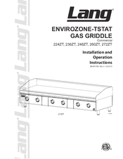 Lang 272ZT Installation And Operation Instructions Manual
