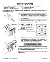 Desa Wireless Chime User Manual