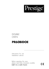 Prestige PR60BIDOE Instructions For Use Manual
