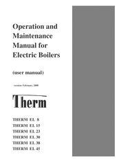Thermona THERM EL 23 Operating Instructions Manual