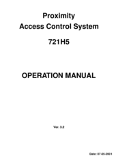 EMX Industries, Inc. 721H5 Operation Manual