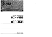 Icom IC-U68 Instruction/Programming Manual