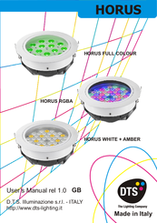 DTS HORUS WHITE + AMBER User Manual