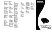 D-Link 1000BASE-TX to 1000BASE-SX/LX Media Converter Manual