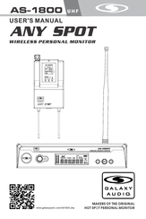 Any Spot AS-1800 User Manual