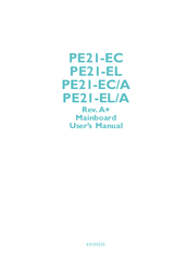 DFI PE21-EL User Manual