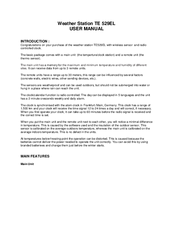 Hideki TE 529EL User Manual