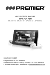 Premier MP-2663-1G Instruction Manual