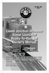 Lionel Junction Dinosaur Diesel LionChief Ready-To-Run Set Owner's Manual