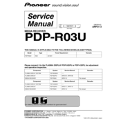 Pioneer PDP-R03U Service Manual