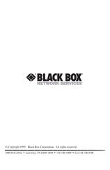 Black Box PI9120A User Manual