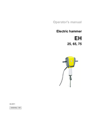 Wacker Neuson EH 75 Operator's Manual