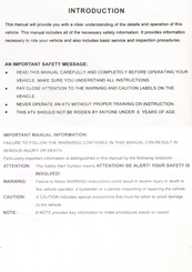 Roketa ATV-59-110 Owner's Manual