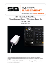 SB SB-TRX20 Instruction Manual