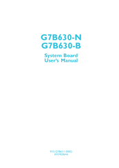 DFI G7B630-N User Manual