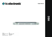 TC Electronic DB6 User Manual