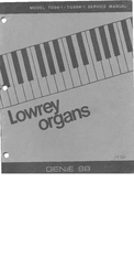 Lowrey TG98h-1 Service Manual