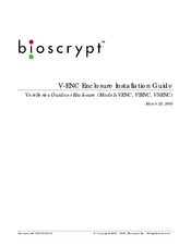 bioscrypt VTENC Installation Manual