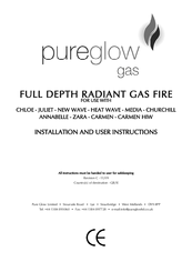 pureglow CARMEN Installation And User Instructions Manual