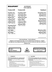 Blaupunkt Las Vegas Service Manual