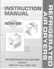 Ultra-air UDR 40 Instruction Manual