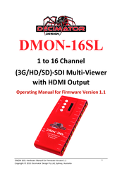 Decimator DMON-16SL Operating Manual