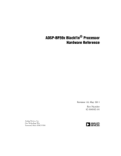 Analog Devices ADSP-BF59x Blackfin Hardware Reference Manual