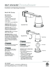 mr. steam MS Chroma Operating Instructions Manual