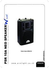 W Audio PSR-10A NEO User Manual