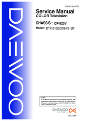 Daewoo DTX-21U7 Service Manual