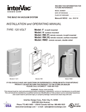 InterVac RM F Installation And Operating Manual