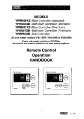 Bosch YPRP62XB Operation Handbook